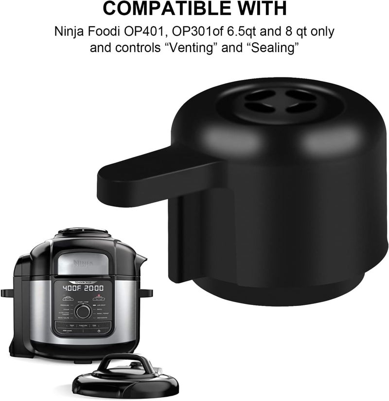 ZoneFly Original Steam Release Handle Steam Valve for Ninja Foodi OP401/OP301 6.5, 8 Quart Ninja Foodi Pressure Cooker Replacement Vavle - Image 3