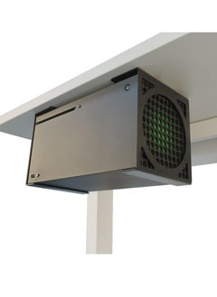 General Under-table storage XBOX game console metal bracket is suitable for XSX host under-table hidden storage (black)  - Image 1