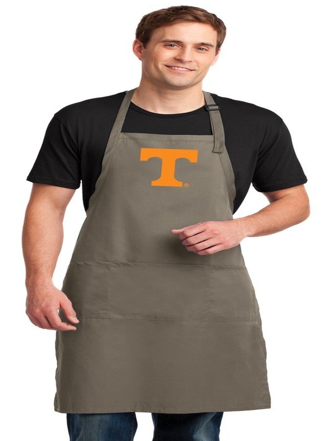 Broad Bay University of Tennessee Apron LARGE Tennessee Vols Aprons For Men or Women (Tan) - Image 1