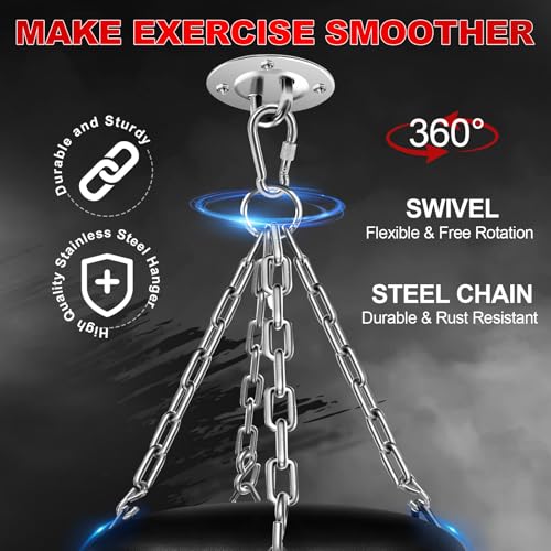 JUOIFIP Punching Bag Set for Adults, 4FT Oxford Heavy Boxing Bag Set with 12 OZ Boxing Gloves, Suitable for MMA Karate Kickboxing Boxing Muay Thai Training at Home or Gym - Unfilled Heavy Bag - Image 3