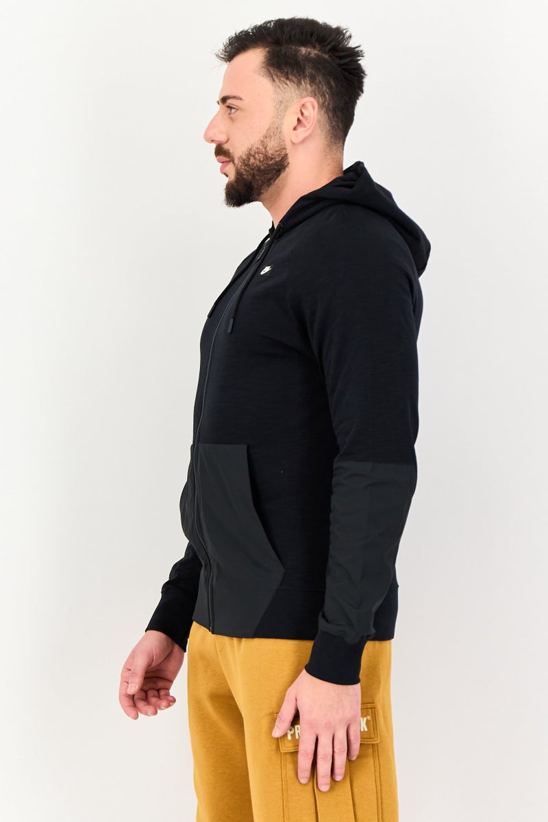 Nike Men Sportswear Fit Long Sleeve Outdoor Hoodie, Black - Image 2