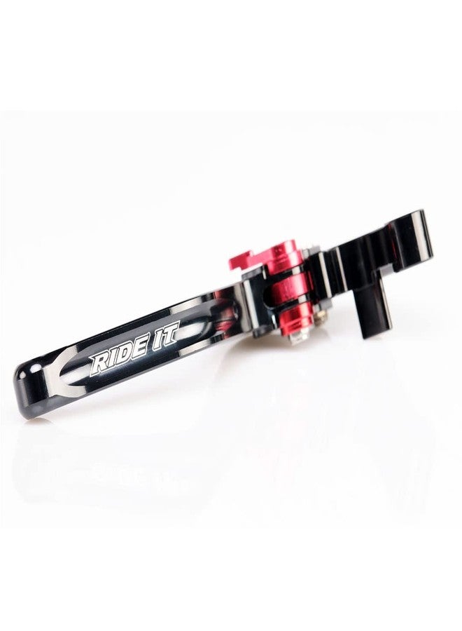 مقابض فرامل وقابض قصيرة من RIDE IT FOREVER للدراجات النارية CBR500R/CB500F/X موديلات 2013-2021، وGROM موديلات 2014-2025، وCBR250R موديلات 2011-2013، وCBR300R CB300F/FA موديلات 2014-2022، وCB400F/CB400R موديلات 2013-2020 - لون أسود - Image 5