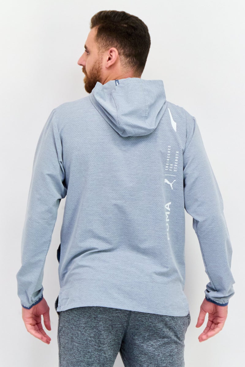 PUMA Men Sportswear Fit Long Sleeves Training Jacket, Grey - Image 3