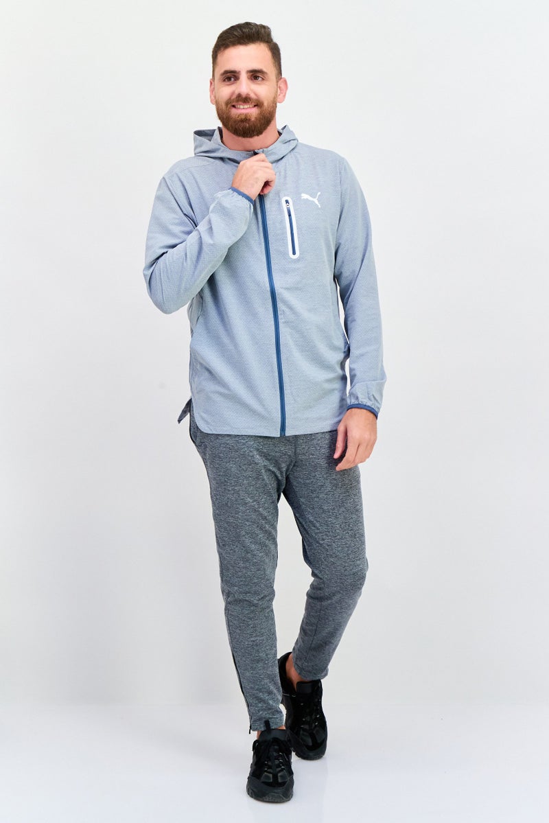 PUMA Men Sportswear Fit Long Sleeves Training Jacket, Grey - Image 4