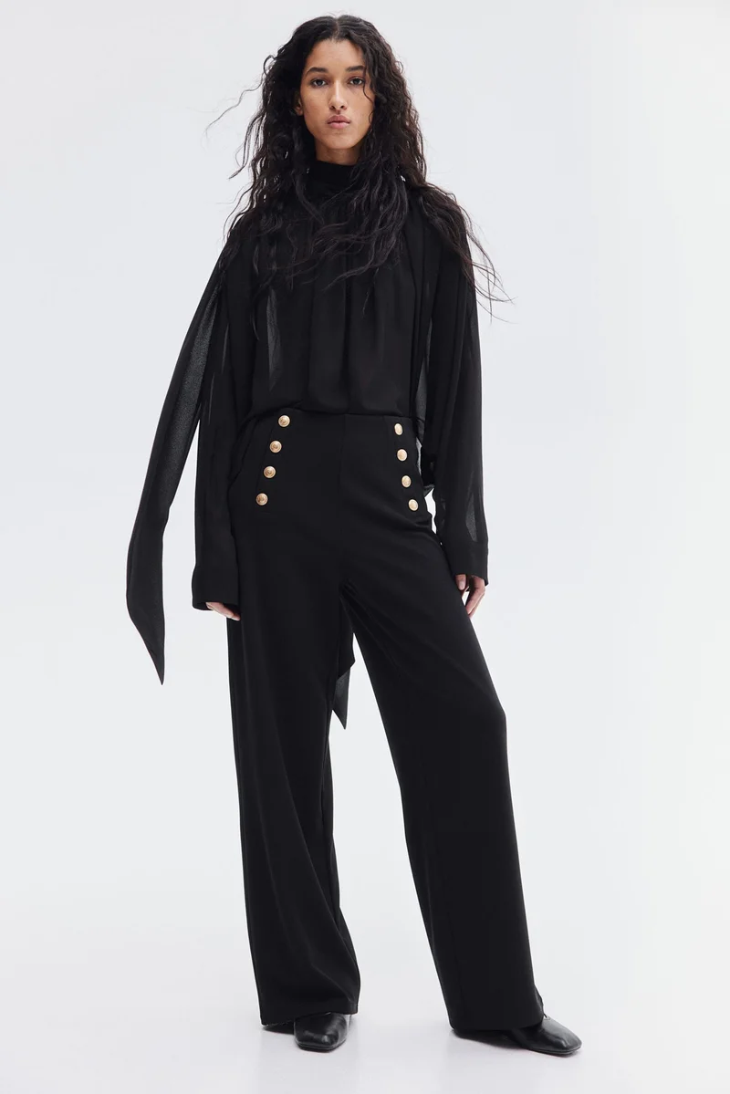 H&M Button-front trousers