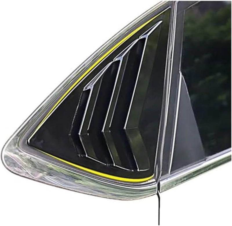 QASULER Car Rear Louver Window Cover Trim for Nissan Sentra - Image 5
