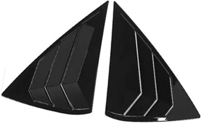 QASULER Car Rear Louver Window Cover Trim for Nissan Sentra - Image 1