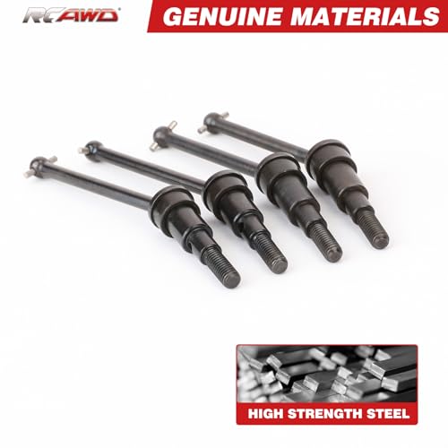 RCAWD 40CrMo Driveshafts for ARRMA Mojave Grom 5.5 mm Wheel Hex Set & Diff Outdrive Axles & M4 Wheel Nuts Serrated Flange, 60% Upgrade #ARA311229#ARA311226#AR708003 ARAC9750 - Image 5
