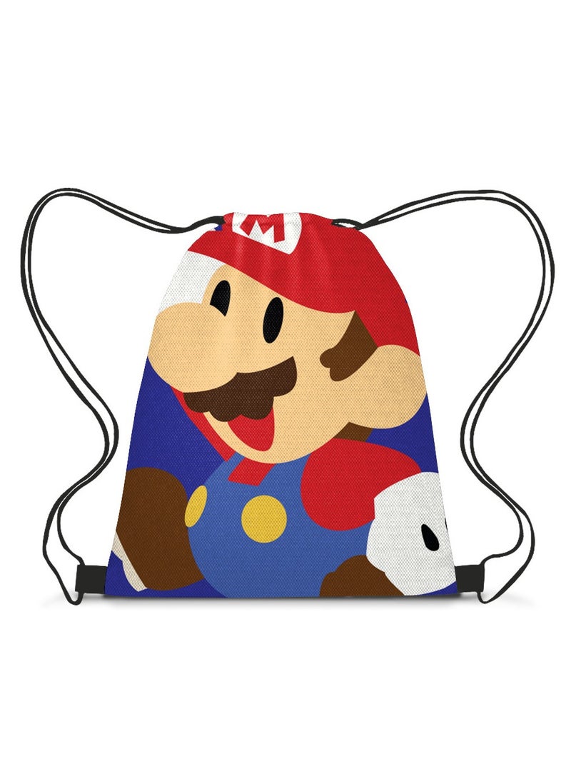 Mario Drawstring Bag Backpack 35*45cm