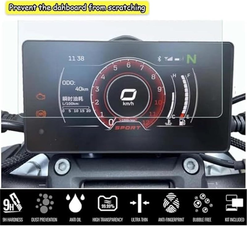 Wivplex Motorcycle Screen Protector - 5 Pack - Image 2