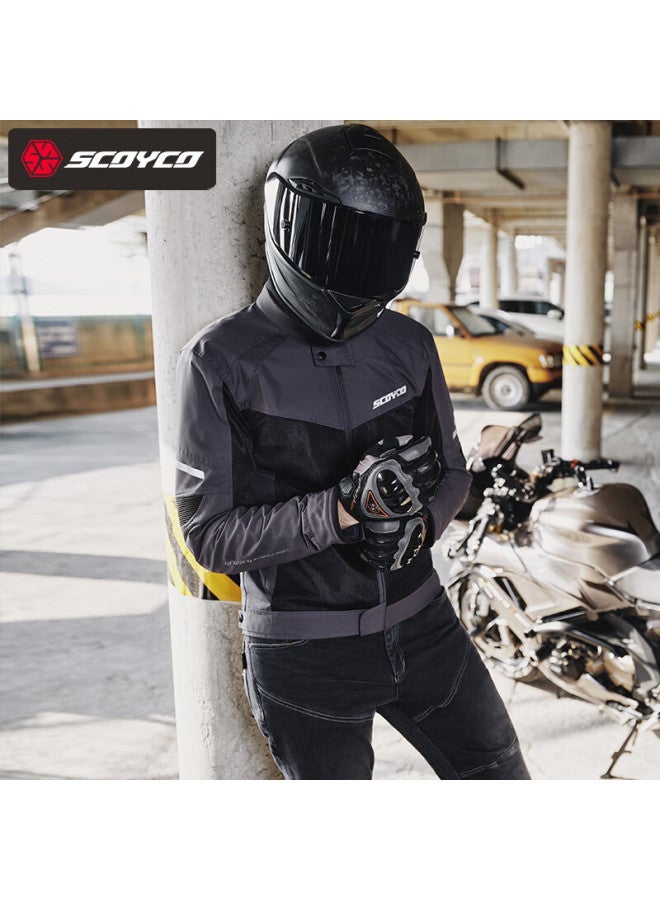 Scoyco Motorcycle Riding Suit Summer Jk118-2 Seven-piece Ce Matching Protective Gear 3XL - Image 1