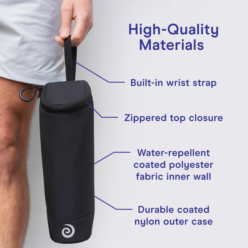 BlendJet Jetsetter Protective Insulated Sleeve - Water-Repellent Materials for Hours of Insulation - Durable, Sleek & Functional with Built-In Wrist Strap for Travel - Image 4