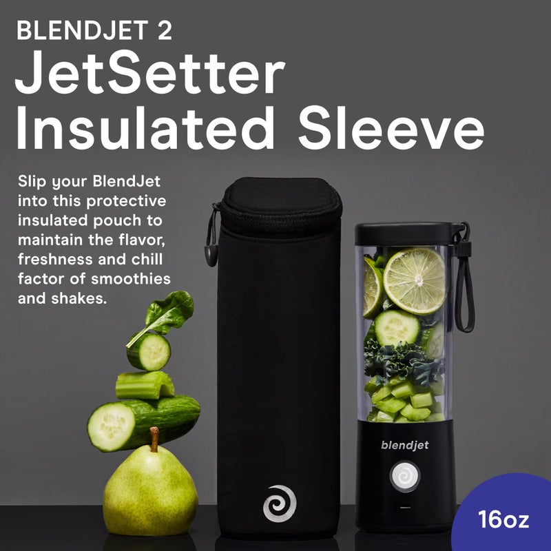 BlendJet Jetsetter Protective Insulated Sleeve - Water-Repellent Materials for Hours of Insulation - Durable, Sleek & Functional with Built-In Wrist Strap for Travel - Image 2