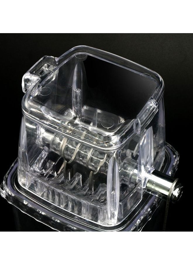 Generic Small Multifunctional DIY Hand-Cranked Ice Machine White 25 x 16 x 12cm  - Image 4