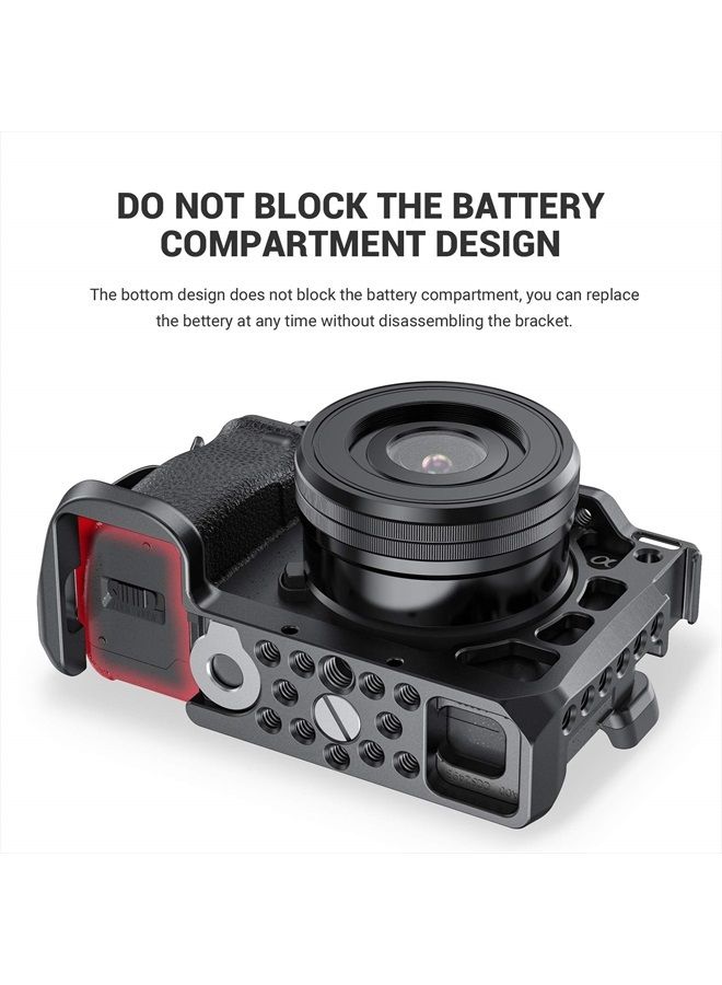 SMALLRIG Cage for Sony Alpha A6600/ILCE 6600 Mirrorless Camera with Cold Shoe Mounts - CCS2493 - Image 5