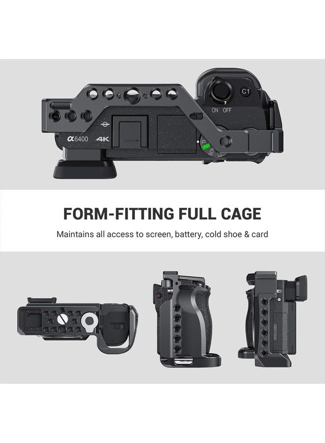 SMALLRIG Cage for Sony Alpha A6600/ILCE 6600 Mirrorless Camera with Cold Shoe Mounts - CCS2493 - Image 3