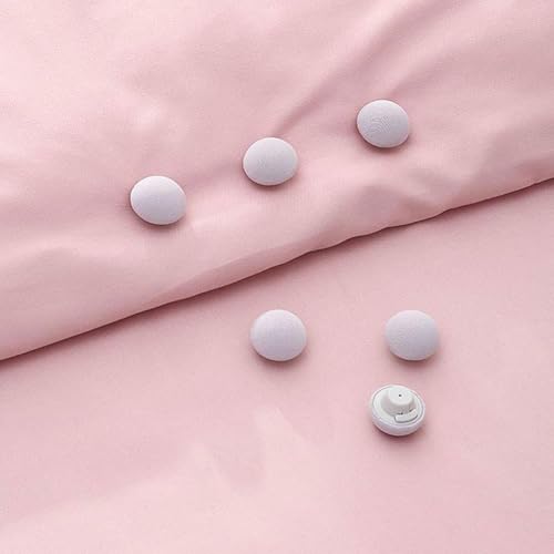 DIVOX Duvet Clips Mushroom Cover Pins Cotton Quilt Fixer Duvet Fasteners Grippers Anti-Movement Bed Clamps Sheet Holder for Socks Curtains Cove Fixing Clips (Grey, 8) - Image 2