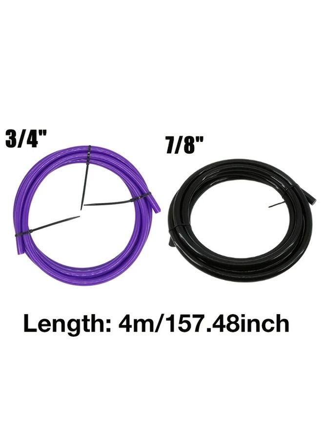 7 8 Inch Black Copper Tube Bending Protector 4m Flexible PE Plastic for HVAC AC Pipe - Image 3