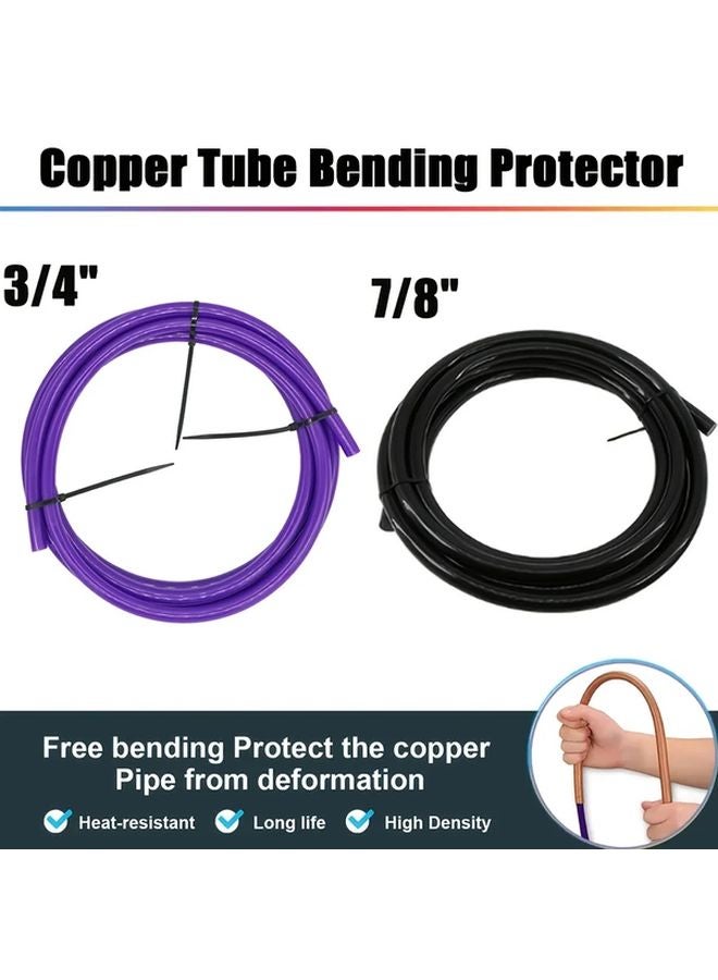 7 8 Inch Black Copper Tube Bending Protector 4m Flexible PE Plastic for HVAC AC Pipe - Image 2