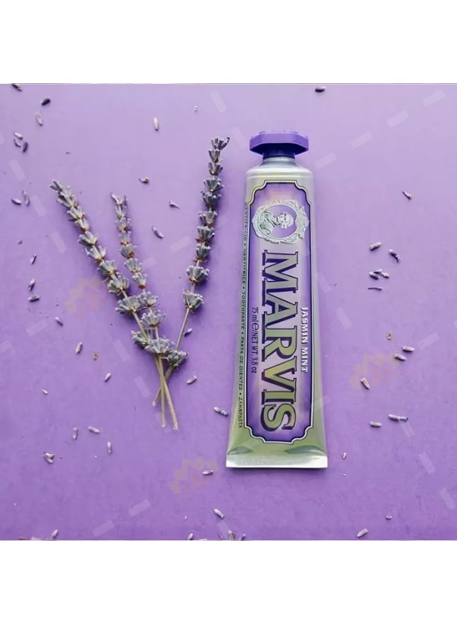 Marvis Jasmin Mint Toothpaste 85ml - A Choice of Brightness and Fragrance Exclusively for Women - Image 5