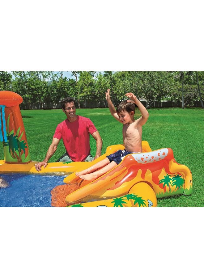 INTEX Unique Design Dinosaur Water Slide Play Center Inflatable Swimming Pool 40.5x38.7x14cm - Image 5