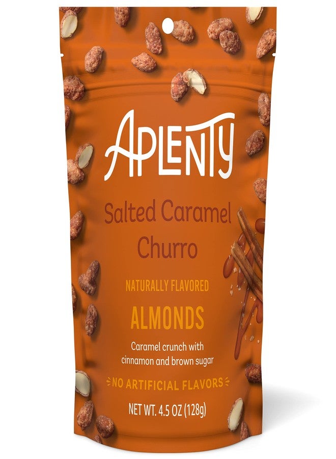 Aplenty Amazon Brand - Aplenty, Salted Caramel Churro Almonds, 4.5 oz - Image 1