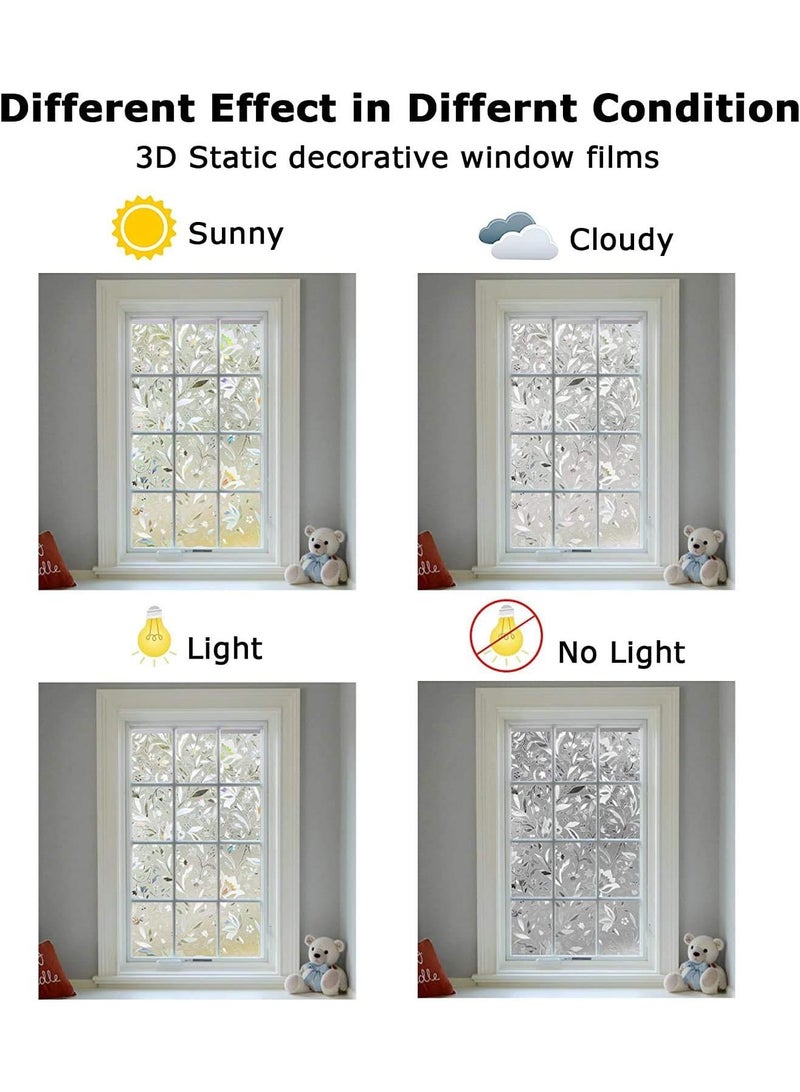 Y&D 80cm*3M Window Glass Bathroom Kitchen Electrostatic Frosted Sticker  - Image 5