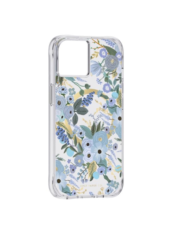 Rifle Paper Co. RIFLE PAPER CO. iPhone 14 - Garden Party Blue with Magsafe  - Image 2