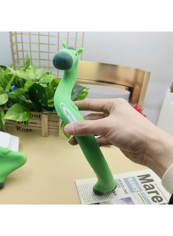 Squeeze Stress Relief Animals for All Occasions Party Funny Favors Toys， Boxer Gifts Green Horse Stress Relief Toy, Unique Stress Toys for Adults & Teens - Stress Relief Toy for Anxiety - Cool Desk Accessories - Image 2