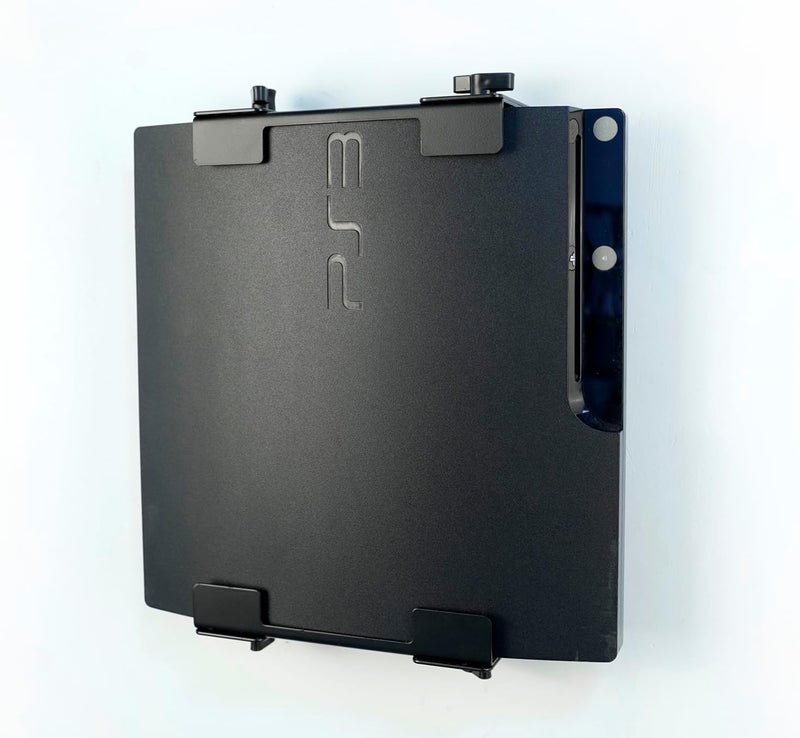 Monzlteck Adjustable Wall and Under Desk Mount Bracket for Gaming Consoles, DVD Players, and More - Image 3