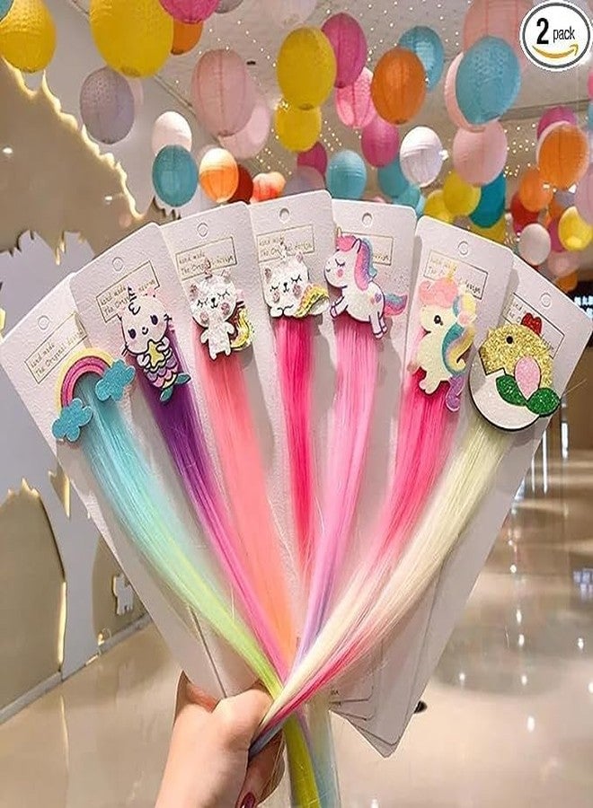 Dkriva مجموعة مشابك شعر Dkriva® للبنات الصغيرات، دبابيس شعر بتصميم يونيكورن كرتوني، ربطات شعر بلاستيكية مع حقيبة تخزين، 3 قطع من إكسسوارات الشعر للبنات، مثالية للحفلات، هدية تذكارية، وتصفيف الشعر للمناسبات الخاصة - Image 3