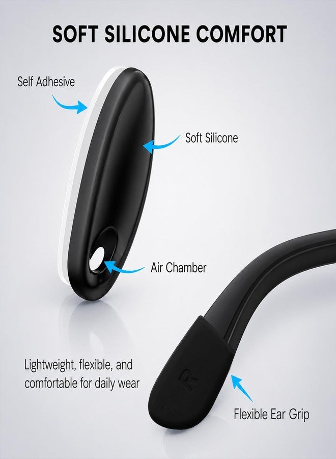 BandSmith Compatible with Ray-Ban Meta Eyeglass Nose Pad & Ear Grips, Replacement Silicone Anti-Slip Set for Ray-Ban Meta Wayfarer/Skyler/Headliner/Gen 2 - Image 5