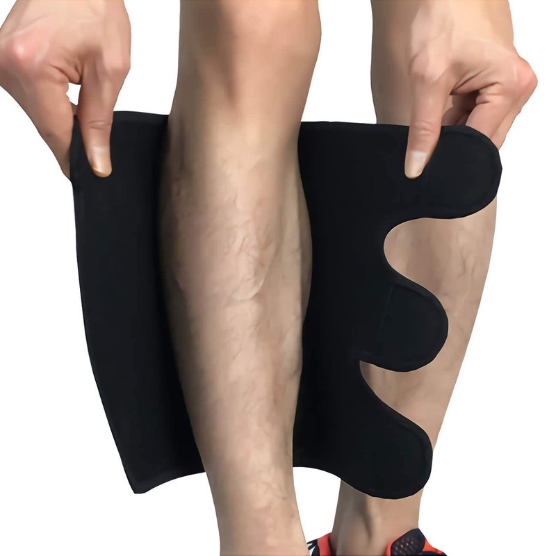 Heekooi Calf Brace, Shin Splint Compression Sleeve (1 Pair) for Swelling, Edema, Hiking, Training, Adjustable Calf Support, Shin Brace for Men and Women - Image 1