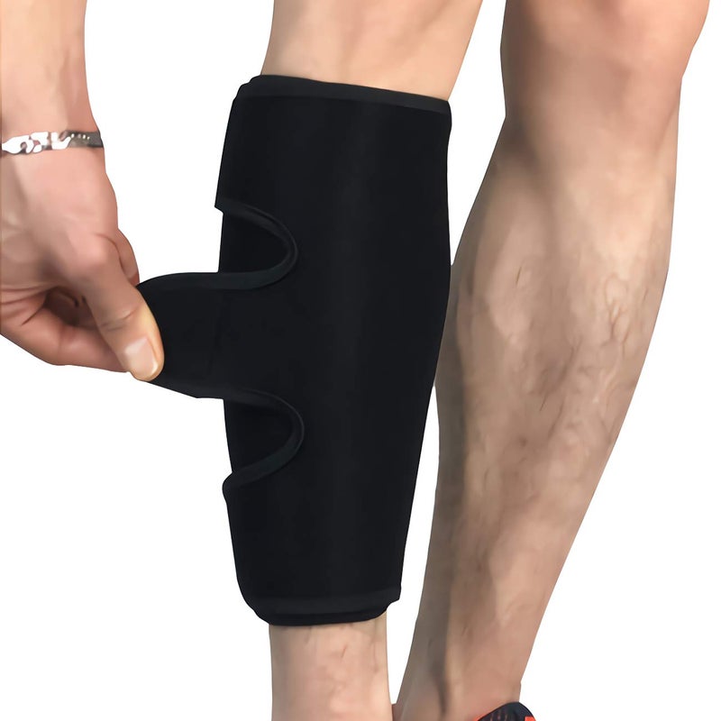 Heekooi Calf Brace, Shin Splint Compression Sleeve (1 Pair) for Swelling, Edema, Hiking, Training, Adjustable Calf Support, Shin Brace for Men and Women - Image 2