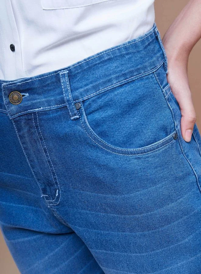 SASSAFRAS Balloon Fit Stretchable Jeans by Styli