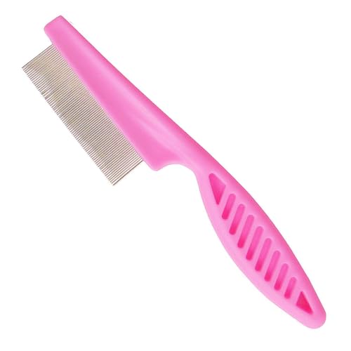zYoung Stainless Steel Fine Tooth Dandruff Remover Scalp Comb - Professional Grooming Tool - Image 2