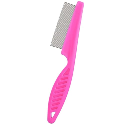 zYoung Stainless Steel Fine Tooth Dandruff Remover Scalp Comb - Professional Grooming Tool - Image 4