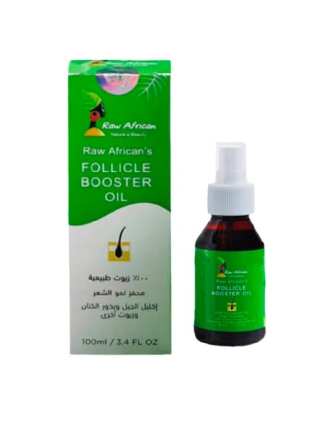 رو أفريكان زيت الشعر المعزز لبصيلات الشعر - يحفز نمو الشعر ويقوي جذوره - (100 مل) - Image 1