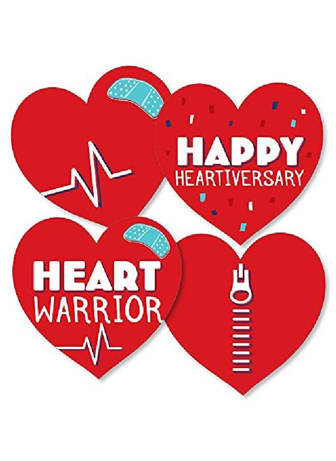 Big Dot of Happiness Happy Heartiversary Hearts Decorations Diy Chd Awareness Essentials Set Of 20  - Image 1