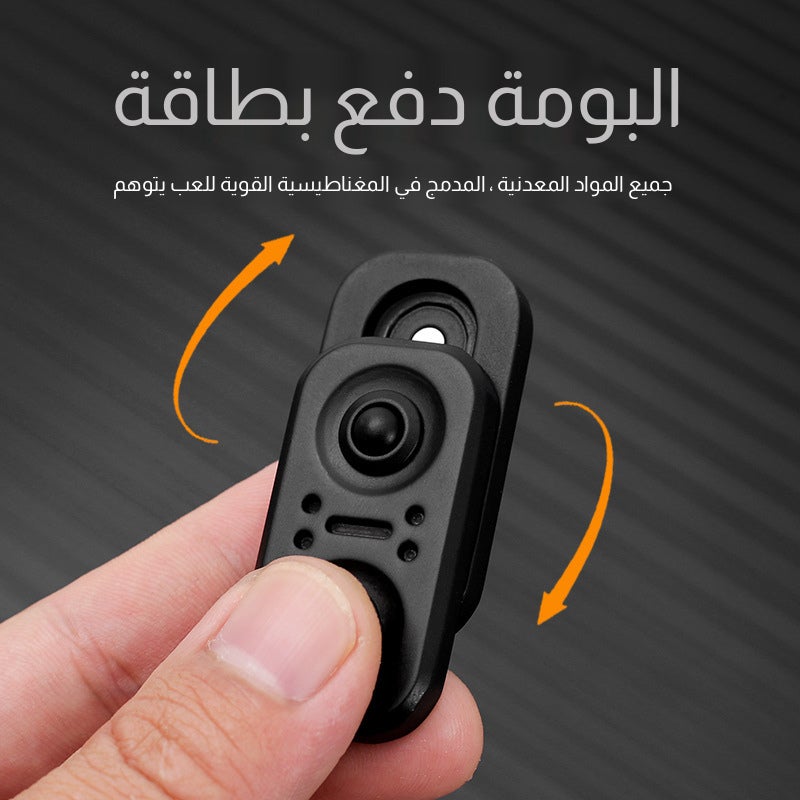 كرت دفع دوار من سبائك الزنك على شكل بومة مع مغناطيس، لعبة أصابع دوارة - Image 1