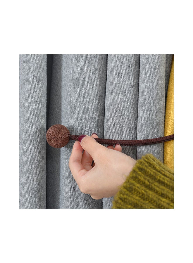 Loquat 2-Piece Strong Magnetic Twist Ties Magnet Cord Winder Set Coffee - Image 4