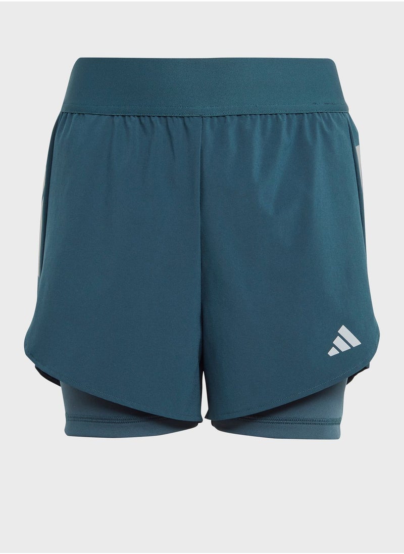Adidas - Two-In-One Aeroready Woven Shorts - Image 1