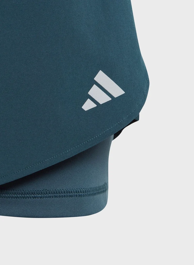 Adidas Two-In-One Aeroready Woven Shorts