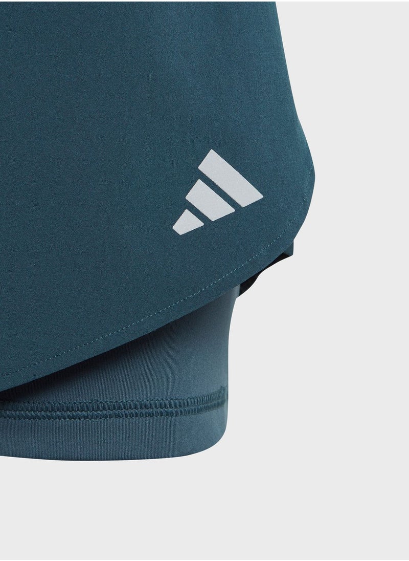 Adidas - Two-In-One Aeroready Woven Shorts - Image 1