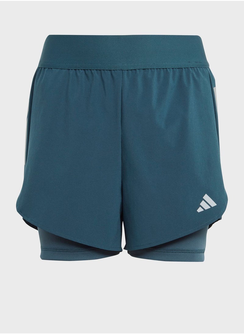 Adidas - Two-In-One Aeroready Woven Shorts - Image 1
