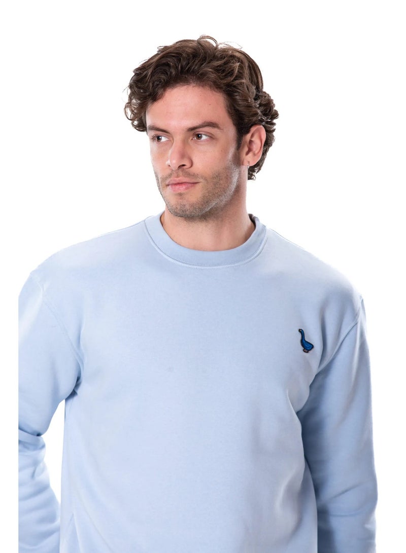Naughty Goose Sweater Powder Blue - Image 1