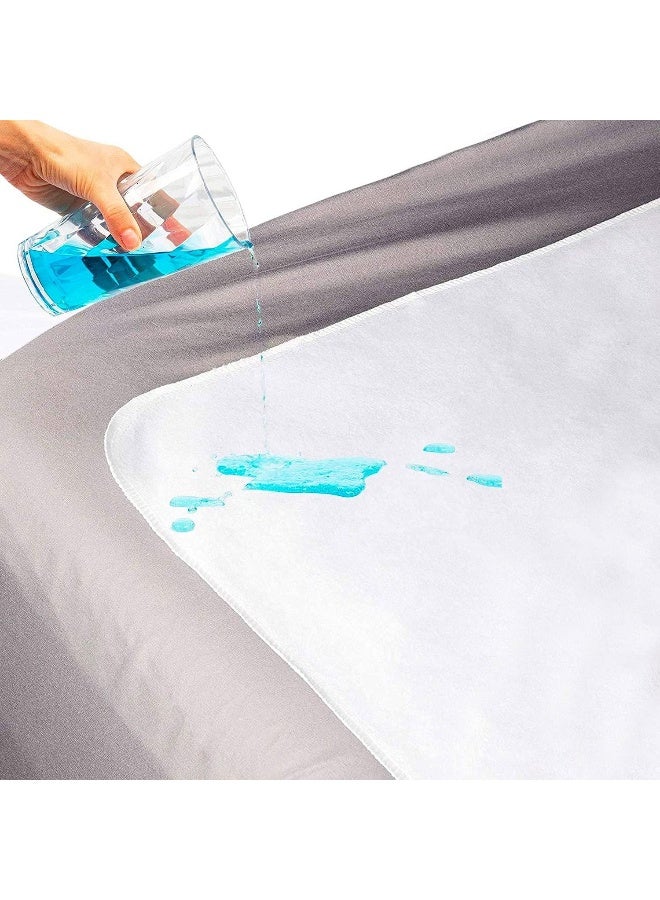 DMI Bed Pad Waterproof Sheet to be Used as a Mattress Protector, Pee Pad, Bed Liner, Incontinence Pad, Furniture Cover or Seat Protector, Not Reversible, Flat Fit, Machine Washable, 36 x 54 - Image 1