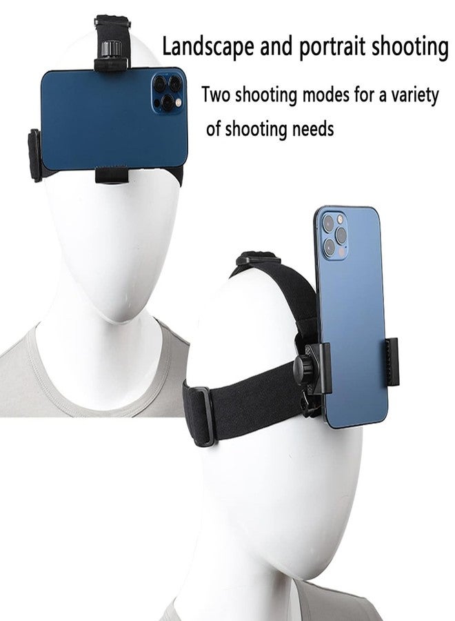 Joyzzz Head Mounted Camera Holder With Adjustable Nylon Strap for Most Head Sizes, Mobile Phone POV Mount for Cycling, Fishing, Motorcycling and Other Outdoor Sports - Image 4