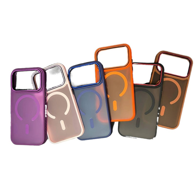 غطاء MagSafe بسيليكون لـ iPhone 13 مع مقاوم للصدمات وحماية من السقوط مع مقاوم للصدمات مع مقاوم لبصمات الأصابع مع مقاوم للخدش باللون أسود مغناطيسي من السيليكون باللون الأسود - Image 2