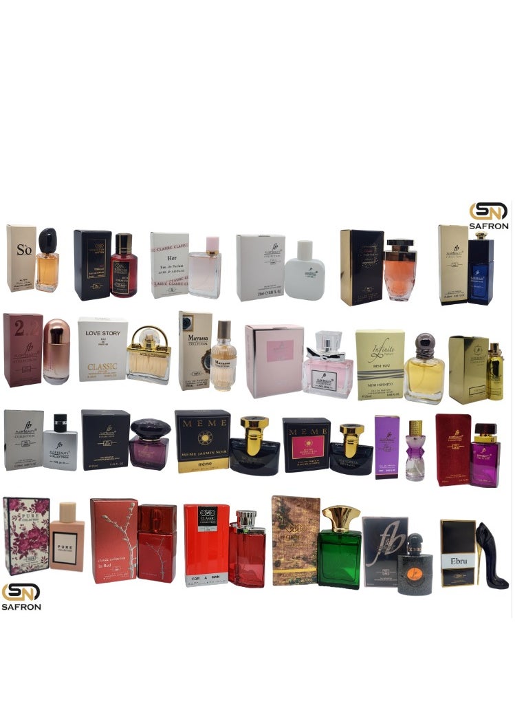 Mini Luxury mini perfume set 25 ml (24 pieces) 